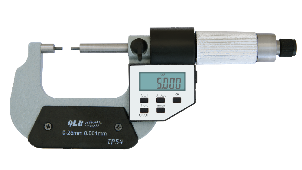 青量五键电子小头千分尺